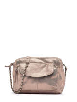 Cross Body Tas Naina Leder Pieces Roze naina 17087872