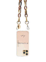 Ketting Voor Telefoonhoesje La coque francaise Beige chaine LE308316