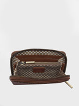 Portefeuille Cuir Mila louise Marron vintage 3157NGCV-vue-porte
