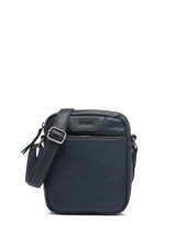 Cross Body Tas S Foulonn Leder Etrier Blauw foulonne EFOU729S