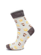 Sokken Cabaia Grijs socks men 22109-22-vue-porte
