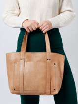 Sac Port paule A4 Factory Factory Basilic pepper Beige factory BFAC02-vue-porte