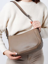 Sac Bandoulire Confort Cuir Hexagona Marron confort 466743-vue-porte