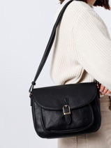 Sac Bandoulire Toscane Hexagona Noir toscane 579734-vue-porte