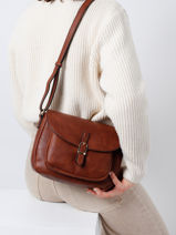 Cross Body Tas Toscane Toscane Hexagona Bruin toscane 579734-vue-porte