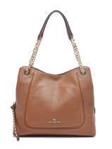 Sac Port paule Piper Cuir Piper Cuir Michael kors Marron piper F2GP1E3L