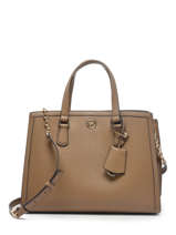 Handtas Chantal Leder Michael kors Bruin chantal F2G7CS2T
