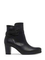 Bottines  Talon En Cuir En Cuir Gabor Noir women 57