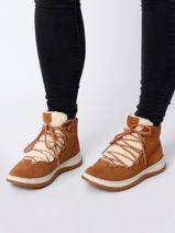 Boots Lakesider Heritage Uit Leder Ugg Bruin women E1003-vue-porte