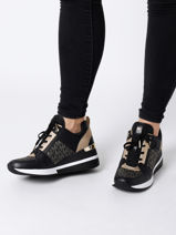 Sneakers Georgie Michael kors Zwart women F2GEFS1B-vue-porte