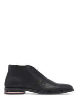 Chaussures De Ville En Cuir Tommy hilfiger Noir men 4176BDS