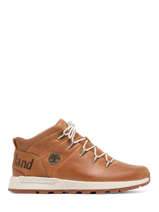 Mid Sneakers Sprint Trekker En Cuir Timberland Marron men A2PC2924