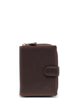 Portefeuille Cuir Katana Marron marina 753052