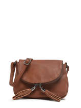 Cross Body Tas Pompon Miniprix Bruin pompon 18-42114