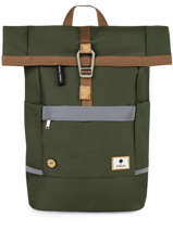 Sac  Dos 1 Compartiment + Pc 15" Faguo Vert backpack 22LU0904