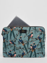 Laptophoes 15" Suzanne Wouf Blauw adele SB220018-vue-porte