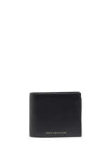 Portefeuille Premium Leder Tommy hilfiger Zwart premium leather AM10239-vue-porte