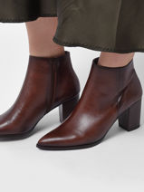 Bottines En Cuir En Cuir Folie