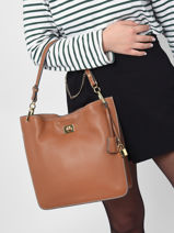 Sac Port paule Romy Cuir Mac douglas Marron romy S-vue-porte