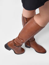 Bottes En Cuir Tamaris Marron women 29-vue-porte