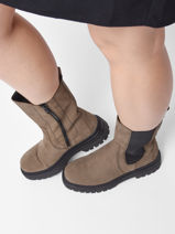 Boots Uit Leder Gabor Groen women 11-vue-porte