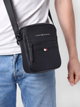 Sac Bandouli�re Tommy hilfiger Noir essentiel AM09504-vue-porte