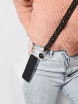 Schouderriem Voor Telefoonhoesje La coque francaise Zwart chaine LE308290-vue-porte