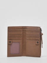 Portefeuille Cuir Biba Marron wallet VAW3L-vue-porte