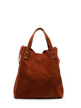 Handtas Daim Leder  Craie Bruin daim DA
