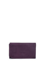 Porte-monnaie Etincelle Nubuck Cuir Etrier Violet etincelle nubuck EETN650