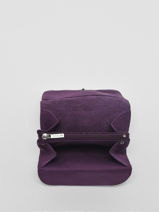 Porte-monnaie Etincelle Nubuck Cuir Etrier Violet etincelle nubuck EETN650-vue-porte