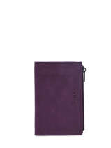 Porte-monnaie Etincelle Nubuck Cuir Etrier Violet etincelle nubuck EETN619