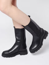 Boots En Cuir Gabor Noir women 27-vue-porte