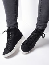 Sneakers Edie High Top Michael kors Noir women F2NVFE5Y-vue-porte