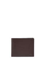 Portefeuille Porte-monnaie Cuir Wylson Marron portland 4