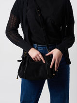 Sac Bandoulire Folk Light Gerard darel Marron folk light W405-vue-porte