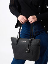 Sac Port paule Jet Set Item  Michael kors Noir jet set item S0STTT1B-vue-porte