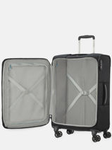 Soepele Reiskoffer Popsoda Samsonite Zwart popsoda CT4004-vue-porte