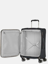 Valise Cabine Samsonite Noir popsoda CT4003-vue-porte
