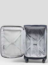 Soepele Reiskoffer L Base Boost Samsonite Blauw base boost 38N005-vue-porte