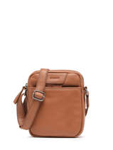 Cross Body Tas S Foulonn Leder Etrier Bruin foulonne EFOU729S