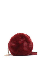 Sac Bandoulière Fur Miniprix Rouge fur JY6679