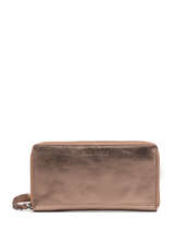 Portefeuille Charlotte Leder Paul marius Roze vintage CHARLOTT