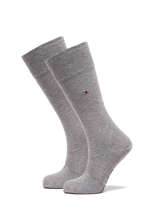 Herensokken 2 Paar Tommy hilfiger Grijs socks men 371111