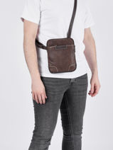 Cross Body Tas Arthur & aston Bruin marco 6-vue-porte