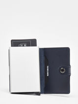 Porte-cartes Original Cuir Secrid Bleu original MO-vue-porte