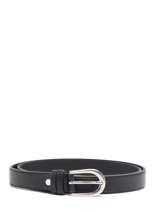 Ceinture Petit prix cuir Noir belt 25