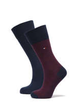 Lot De 2 Paires De Chaussettes Tommy hilfiger Multicolore socks men 71220237