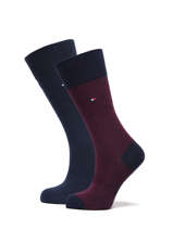 Set Van 2 Paar Sokken Tommy hilfiger Veelkleurig socks men 71220247