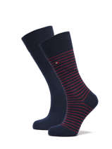 Sokken Tommy hilfiger Rood socks men 10001496-vue-porte